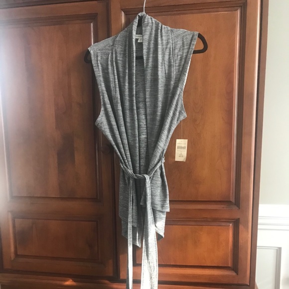 NWT Coldwater creek tie front vest size medium - Picture 1 of 5